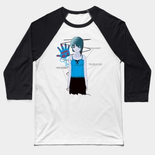 Serial Experiments Lain ''PSYCHE'' V2 Baseball T-Shirt